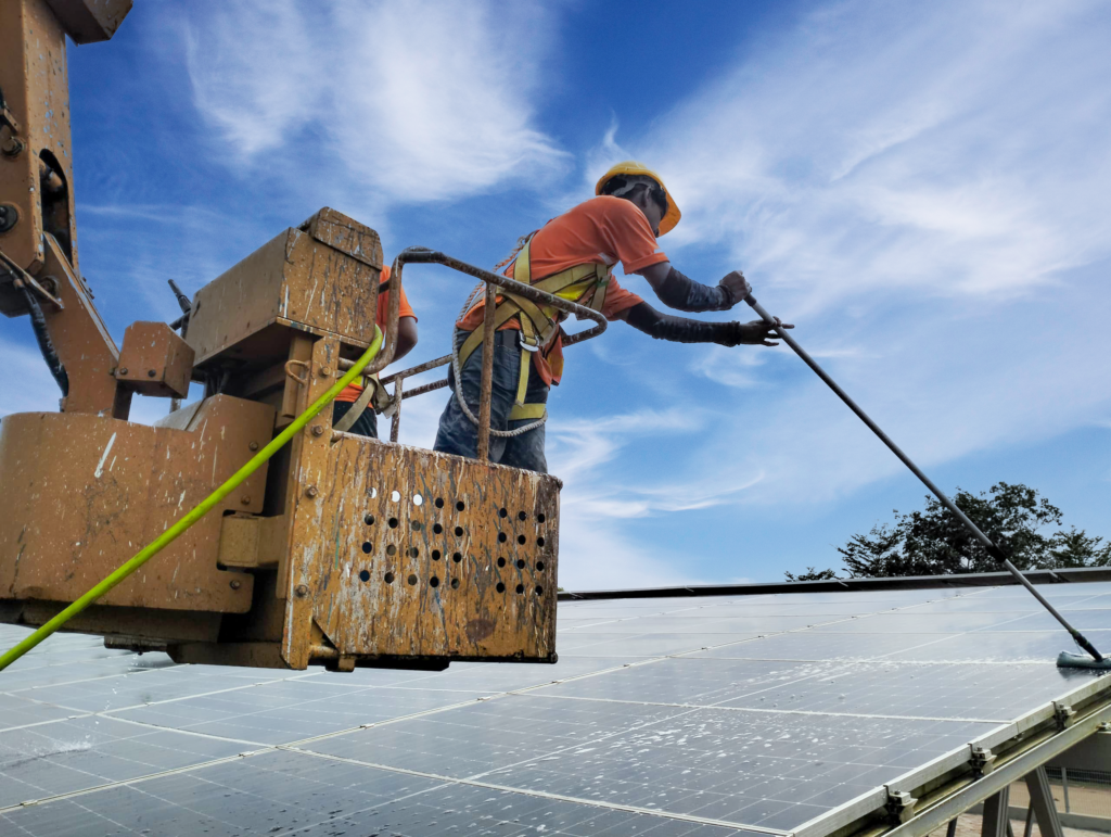 Gallery Detail: Solar Panel Cleaning Service Solar System